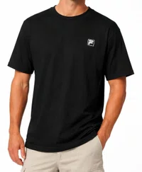 Camiseta Masculina Fila Comfort Classic Manga Curta Estampada - Preto