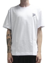 Camiseta Masculina Fila Comfort F Box Manga Curta Estampada - Branco