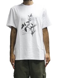 Camiseta Masculina Freesurf Bloom Manga Curta Estampada - Branco