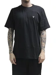 Camiseta Masculina Freesurf Essential Patch Manga Curta Estampada - Preto