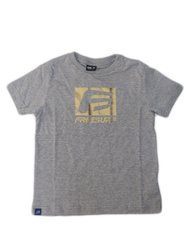 Camiseta Masculina Freesurf Logo Manga Curta Estampada - Cinza/Mescla