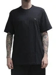 Camiseta Masculina Freesurf Metal Manga Curta Estampada - Preto