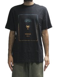 Camiseta Masculina Freesurf Sunse Manga Curta Estampada - Preto