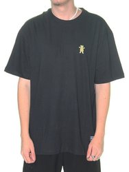 Camiseta Masculina Grizzly Og Bear Manga Curta Estampada - Preto