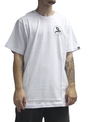 Camiseta Masculina Grow Circular Manga Curta Estampada - Branco