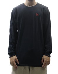 Camiseta Masculina Grow Manga Longa Disturbion Preto