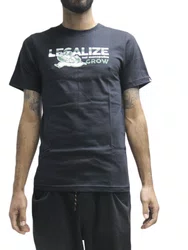 Camiseta Masculina Grow Monopolize Manga Curta Estampada - Preto