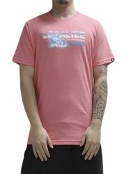 Camiseta Masculina Grow Monopolize Manga Curta Estampada - Rosa