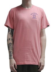 Camiseta Masculina Grow Ride To SKT Manga Curta Estampada - Rosa