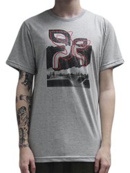 Camiseta Masculina Grow SKT Califa Manga Curta Estampada - Cinza Mescla