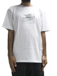 Camiseta Masculina HB Beach Manga Curta Estampada - Branco