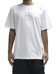 Camiseta Masculina HB Circle Manga Curta Estampada - Branco