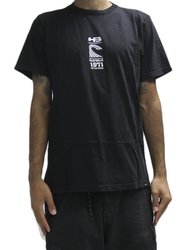 Camiseta Masculina HB Wave Manga Curta Estampada - Preto
