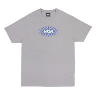 Camiseta Masculina High Club Logo Manga Curta Estampada - Cinza