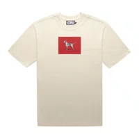 Camiseta Masculina High Dalmatian Manga Curta Estampada - Bege