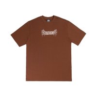 Camiseta Masculina High Elastic Manga Curta Estampada - Marrom