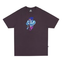 Camiseta Masculina High Genius Manga Curta Estampada - Marrom