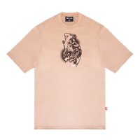 Camiseta Masculina High X Marvel Venom Manga Curta Estampada - Areia