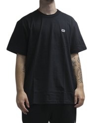 Camiseta Masculina Hocks Bord Manga Curta Estampada - Preto