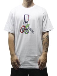 Camiseta Masculina Hocks Chave - Branco