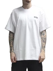 Camiseta Masculina Hocks Oversized Boxzin Manga Curta Estampada - Branco