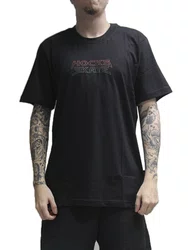 Camiseta Masculina Hocks Zord Manga Curta Estampada - Preto