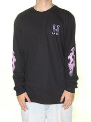 Camiseta Masculina HUF Screw Head Classic Manga Longa Estampada