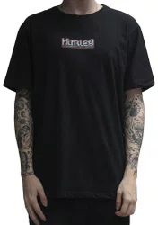 Camiseta Masculina Hurley Barong Manga Curta Estampada - Preto