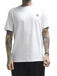 Camiseta Masculina Hurley Mini Icon II Manga Curta Estampada - Branco