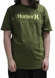 Camiseta Masculina Hurley O&O Solid Manga Curta Estampada - Verde