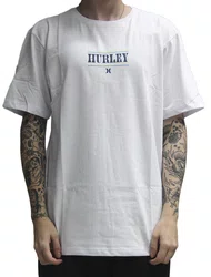 Camiseta Masculina Hurley Portal Manga Curta Estampada - Branco