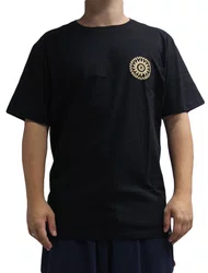 Camiseta Masculina Hurley Silk Empire Manga Curta Estampada - Preto