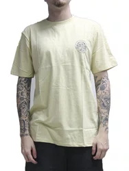 Camiseta Masculina Hurley Sticker Manga Curta Estampada - Bege