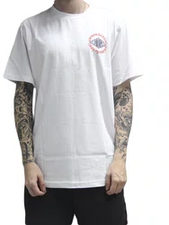 Camiseta Masculina Independent Fire Starter Manga Curta Estampada - Branco