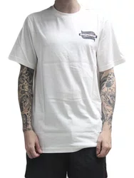 Camiseta Masculina Independent Liberty Manga Curta Estampada - Off White