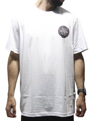 Camiseta Masculina Independent Mako Tile Summit Manga Curta Estampada - Branco
