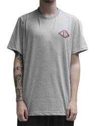 Camiseta Masculina Independent Summit Scroll Manga Curta Estampada - Cinza Mesclado