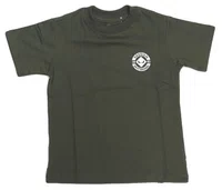 Camiseta Masculina Infantil Session Chest Logo Manga Curta Estampada - Verde