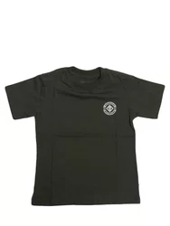 Camiseta Masculina Infantil Session Skateboard Manga Curta Estampada - Verde