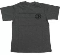 Camiseta Masculina Juvenil Session Chest Logo Manga Curta Estampada - Chumbo Mesclado