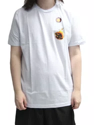 Camiseta Masculina Lost 8Ball Manga Curta Estampada - Branco