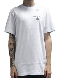 Camiseta Masculina Lost Board To Death Manga Curta Estampada - Branco