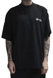 Camiseta Masculina Lost Box Quadrada Gary Artist Manga Curta Estampada - Preto