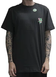 Camiseta Masculina Lost Crazy Gang Manga Curta Estampada - Chumbo