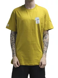 Camiseta Masculina Lost Get Lost 1993 Manga Curta Estampada - Amarelo