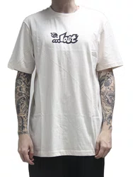 Camiseta Masculina Lost Logo Manga Curta Estampada - Marrom