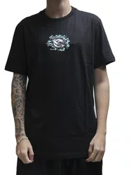Camiseta Masculina Lost Reaper Manga Curta Estampada - Preto