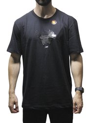 Camiseta Masculina Lost Sheep On Fire - Preto