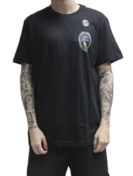 Camiseta Masculina Lost Zombie Crawling Manga Curta Estampada - Preto