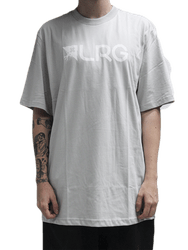 Camiseta Masculina LRG Effective Knit Manga Curta Estampada - Cinza